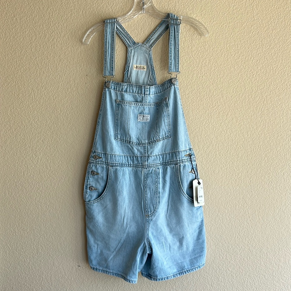 Brand new. Never worn! Denim Shortalls!!